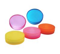 ASAKKURA 5pcs Finger Moistener Fingertip Tool Sponge Plastic Cylinder Enhancing Work Efficiency Improving Accuracy for Bank Handling Cash Random Color