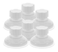 ASAKKURA 6pcs Birds Perch Suction Cup Turtle Platform Sucker Lightweight Multi-scene Use Abs Material Easily Fixed on Smooth Surfaces Such as Glass Or Metal Cage Accessories