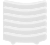 ASAKKURA 6pcs Ceramic Chopstick Holder Ceramic Chopstick Rest White Simple Elegant Style Prevent Tableware Getting Dirty Prevent from Rolling Home Use