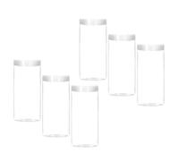 ASAKKURA 6pcs Coin Holder Display Tubes Plastic Round 27mm Diameter Airtight Lids Protect Coins from Scratches Tarnish and Retailers