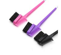 ASAKKURA 6pcs Eyebrow Comb Brow Comb Brush Portable Stylish with Smooth Handle to Create Delicate Eyebrow Shape for Women and Home Use Professional Salon Random Color