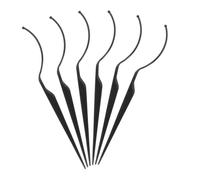 ASAKKURA 6pcs Eyelash Display Holder Lightweight False Eyelash Display Stick for Makeup Artists for Vanity Go Use Sleek Design for Easy Viewing of Lashes