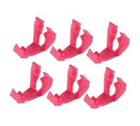 ASAKKURA 6pcs Finger Tongs Food Tong Plastic Eating Utensil Prep Trongs for Kitchen Gadgets Camping Kitchen Use Keeping Hands Clean While Handling Hot Food