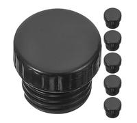 ASAKKURA 6pcs Light Socket Safety Caps for String Lights Black Pe Material Easy Installation Preventing Accidental Electric Shocks