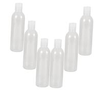 ASAKKURA 6pcs Press Type Lid Travel Bottles Portable Cosmetic Container Empty Bottle for Shampoo Lotion for Luggage Packing and Hotel Use for Traveling