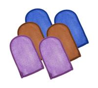 ASAKKURA 6pcs Shower Mittens Bath Gloves Exfoliating Mitt Skin Scrubbing Glove for Body Cleaning Bathing Mitts for Women