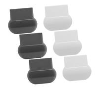 ASAKKURA 6pcs Toilet Lid Lifters Easy Use Handles for Clean Bathroom Toilet Seat Cover Openers for Homes and Public Restrooms Grey