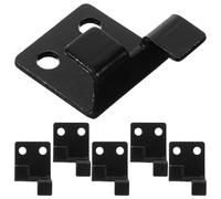 ASAKKURA 6pcs Wall Display Tile Hooks with Left and Right Iron Middle Hooks, Heavy Duty Mirror Brackets and Utility Wall Hangers for Tile Surface Mounting and Versatile Mirror Hanging