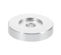 ASAKKURA 7-inch Silver 45 Revolutions Per Minute Vinyl Record Adapter for Turntable, Metal Dome Insert Compatible with 7-inch Singles, Turntable Accessory for Record Player Vinyl Playback