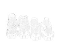ASAKKURA 8Pcs Mini Water Oxygen Facial Machine Replacement Tips, Small Bubble Cleansing Heads with Crystal Seal Rings, Skincare Device Accessories for Hydrating and Pore Cleaning