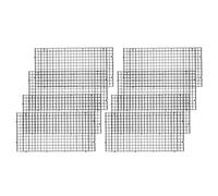 ASAKKURA 8pcs Plastic Fish Tank Filter Grid Plate with Modular Design and Black Frame for Aquarium Fish Segregation and Increased Survival Rate