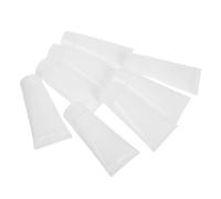 ASAKKURA 8pcs Portable Refillable Travel Containers for Creams and Lotions Empty Tubes with Lids Design for Easy Liquid Monitoring for Toiletries and Travel Essentials