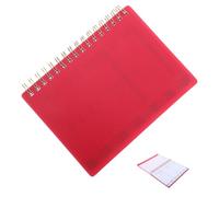 ASAKKURA A6 Spiral Password Book with Alphabetical Index Tabs for Easy Organization, Seamless Flipping, and Personal Use, Red Pp and Paper Material Password Notebook for Seniors and Travel