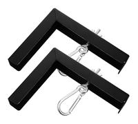 ASAKKURA Adjustable 6-Inch Metal L-Shaped Projector Screen Bracket with Wall Hanging Hook, Ceiling Mount Bracket for Wall, Projector Screen Support Kit for Home and Office Use