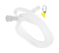 ASAKKURA Air Conditioner Drain Hose 4-meter Flexible Plastic Tube Universal Replacement Drain Hose for Portable and Window Units with Corrugated Connector for Home Use