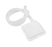 ASAKKURA Air Conditioner Drip Tray with Hose Weatherproof Plastic Drain Pan for Window Units Vibration Reducing Condensate Catcher Stable Support for Home Appliance Drainage