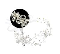 ASAKKURA Alloy Oil Painting Rhinestone Hair Band for Women Handmade Soft Chain Headdress Elegant Wedding Hair Accessories Stylish Bridal Headwear