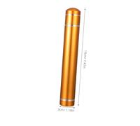 ASAKKURA Aluminum Alloy Cigar Case Tube Portable Airtight Travel Holder for Single Cigar Lightweight Outdoor Storage Protection