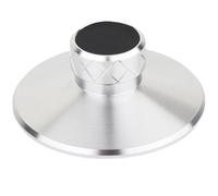 ASAKKURA Aluminum Magnesium Alloy Record Weight Stabilizer for Vinyl Turntables, Silver Audio Turntable Clamp to Sound Quality and Stabilize Frequency, for Vinyl Record Players