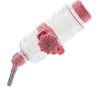 ASAKKURA Automatic Water Feeder Hanging Container with Rolling Bead Plastic 473ml for Household Transport Small Pets