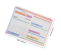 ASAKKURA B5 Financial Planner Notebook with Weekly Planner Sheets and Expense Tracker, Portable Design for Household Cash Budgeting and Office Use, Multifunctional Budget Organizer