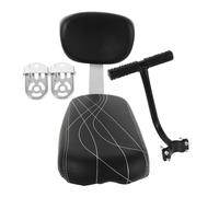 ASAKKURA Bicycle Carrier Rear Seat with Comfortable Backrest and Childsafe Armrest Weather-resistant Bike Rear Seat for Mountain and Road Bikes Secure Outdoor Cycling Accessory