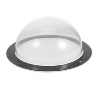 ASAKKURA Black 12.4 Inch Acrylic Dog Fence Dome Bubble Pet Fence Viewing Bubble Window Abs Frame Prevents Pets from Escaping and Injury for Outdoor Garden Use