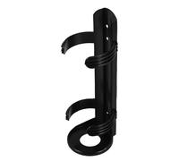ASAKKURA Black PVC Fire Extinguisher Mounting Bracket for Vehicle with Secure Hold and Easy Installation, Fire Extinguisher Holder for Cars, Minivans and Trucks, Suitable for Wall Or