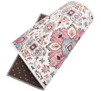 ASAKKURA Bohemian Style Area Rug Crystal Velvet Supple Floor Cushion with Unique Design and Random Edge Colour, Easy to Take Care and Protecting The Floor, for Living Room Random Color