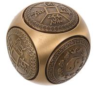 ASAKKURA Brass Hand Exercise Balls for Grip Strength Chinese Baoding Balls as Feng Shui Decor for Hand Massaging