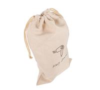 ASAKKURA Burlap Bag Travel Hair Dryer Storage Bag Drawstring Portable Pouch for Hair Dryers