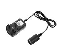 ASAKKURA Car Power Converter Adapter Uk Plug to Cigarette Lighter Voltage Transformer with Abs Copper for Car Appliances Household Use Energy Saving and Wear Resistant Design