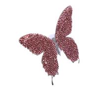 ASAKKURA Car Vent Clip with Butterfly Rhinestone Design Elegant Car Aroma Diffuser Easy Install Freshen Up Your Vehicle Interior