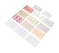 ASAKKURA Cash Envelopes for Budgeting Portable Expense Recording Envelope Sheets for DIY Account Book with Cards for Financial Planning and Savings Management