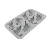 ASAKKURA Cavity Dinosaur Silicone Baking Mold Non Stick Flexible Tray for Chocolate Cake Candy Mousse Pudding DIY Dessert Treats for Birthday and Shower Parties
