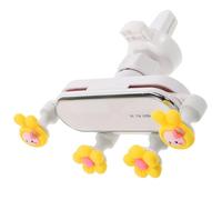 ASAKKURA Cute Bunny Car Phone Holder Air Vent Mount Stable Mobile Phone Stand for Navigation Compatible with Various Car Models Easy Installation Driving Support