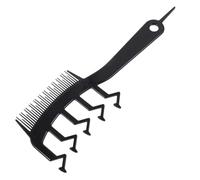 ASAKKURA Cutting Comb Parting Comb 7.27x2.55x0.08in Z Shaped Tpee Wide Tooth Ergonomic Design Unique Practical Styling Barbershop Salon Hairdressing Tool