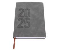 ASAKKURA Daily Planning Notebook Mini Notepad A5 Paper Stylish Professional Look Grey Not Easy to Deform Easy Carry for Writing Diary and Recording Your Journey 2025 Yearly Planner Journal