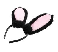 ASAKKURA Easter Bunny Ears Headband Women Plush Rabbit Ears Hairband Adult Hat Moving