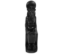 ASAKKURA Egyptian Sphinx Figurine Resin Statue Black Desktop Ornament Ancient Pharaoh Sculpture Home Office Decor Tabletop Accent