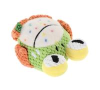 ASAKKURA Electric Interactive Jumping Frog Dog, USB Rechargeable Chew for Puppies, Mental Stimulation Pet Bite for Indoor Play and Teething Puppies