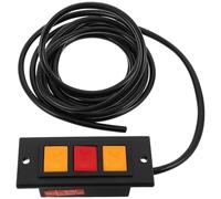 ASAKKURA Electric Roller Shutter Door Control Button with 3 Meter Wire, Manual Switch for Commercial and Home Garage, Warehouse Rolling Gate Opener Compatible with Electric Roll-up Doors