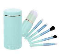 ASAKKURA Eyeshadow Lip Brush Professional Cosmetic Artificial Fiber Makeup Brush Comfortable Hand Feeling Suitable for Travel Those Who Love Makeup Work Travel with Mirror and Storage Case