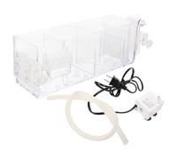 ASAKKURA Filter Acrylic Filtering Box Design Forms Good Ecological Cycle Pump Power 5w Suitable for Aquarium Walls 0.11-0.31in Aquarium for Fish Tank