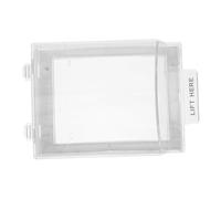 ASAKKURA Fire Alarm Call Point Cover - Sturdy Protective Shield for Manual Alarm Buttons, Easy Installation for Public Buildings and Shopping Centres