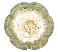 ASAKKURA Flower Jewelry Dish with Elegant Design Crystal Resin Trinket Holder Bowl and Versatile Storage for Earrings for Entryway Table and Home Decor