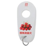ASAKKURA Fruit Diameter Measuring Card Portable Plastic Measuring Tool with Elegant Appearance 3.93x1.77x0.39in Sleek Compact Design for Grading of Fresh Fruits