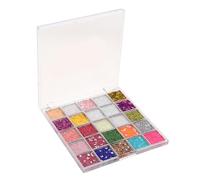 ASAKKURA Glitter Eyeshadow Palette Color Makeup for Stage Live Streaming Photography Glittery Pressed Powder for Women