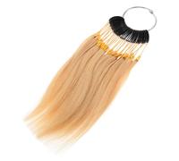 ASAKKURA Hair Dyeing Practice Tresses Real Human Hair Samples for Testing Buckles and Salon Use