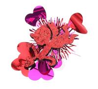 ASAKKURA Heart Glitter Hair Barrettes for Girls Sparkly Boy Girl Accessories for Valentine Day Birthday Versatile Alligator Clips for Romantic Celebrations